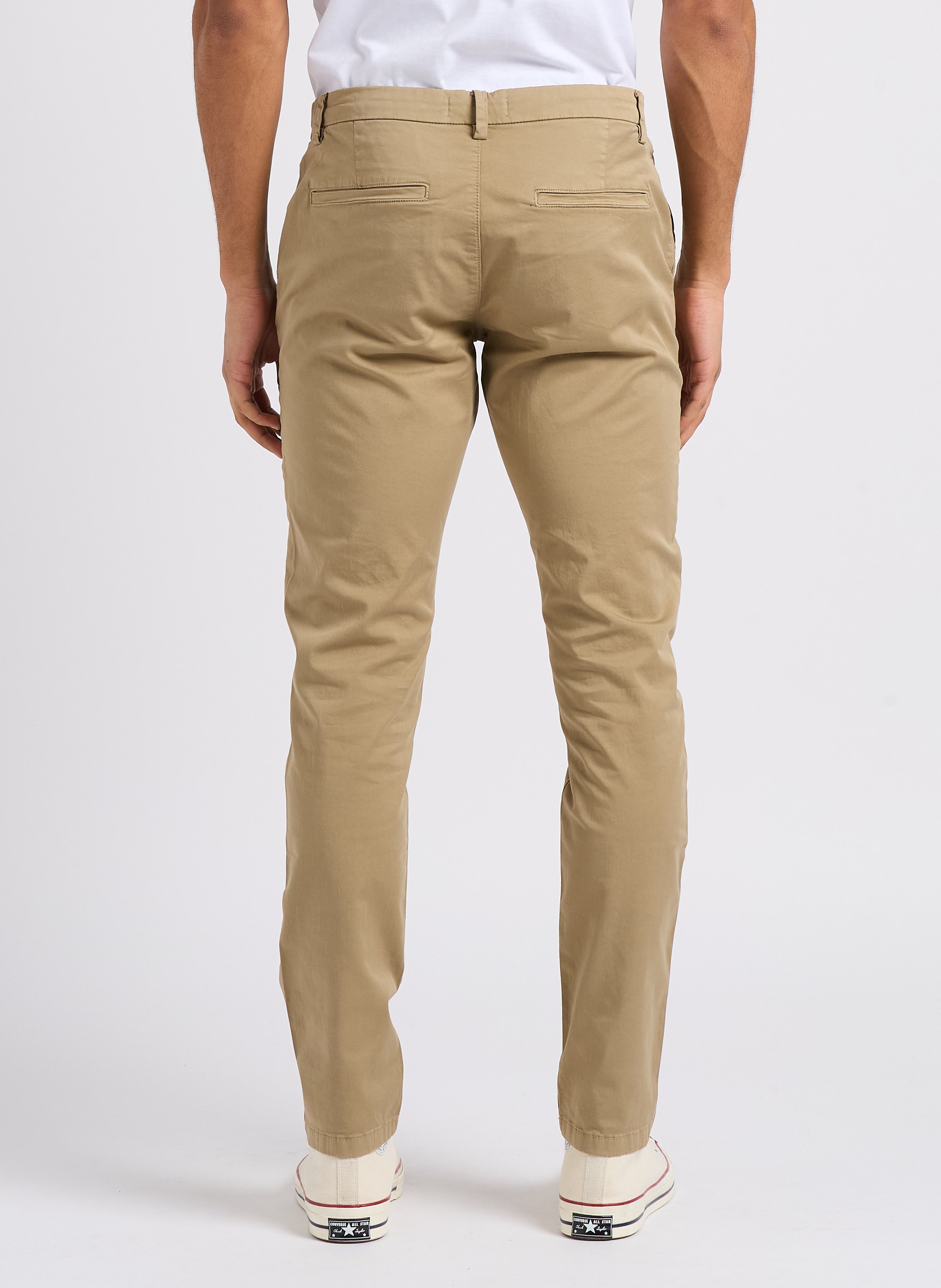 Chino van stretchkatoen IKKS Beige