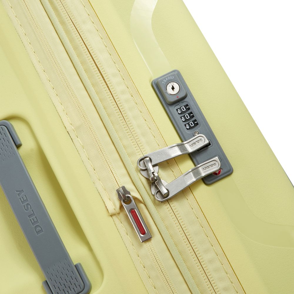 Rigid hold suitcase DELSEY PARIS Yellow