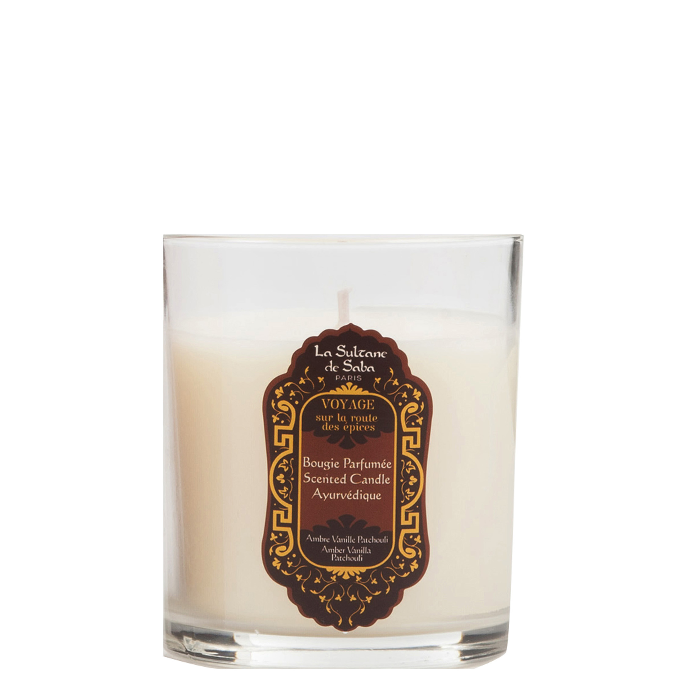 Bougie Ayurvédiqe Ambre Vanille Patchouli LA SULTANE DE SABA No color