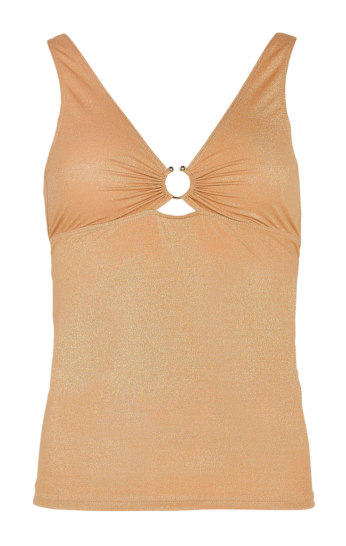 Top col v  LA NOUVELLE Doré