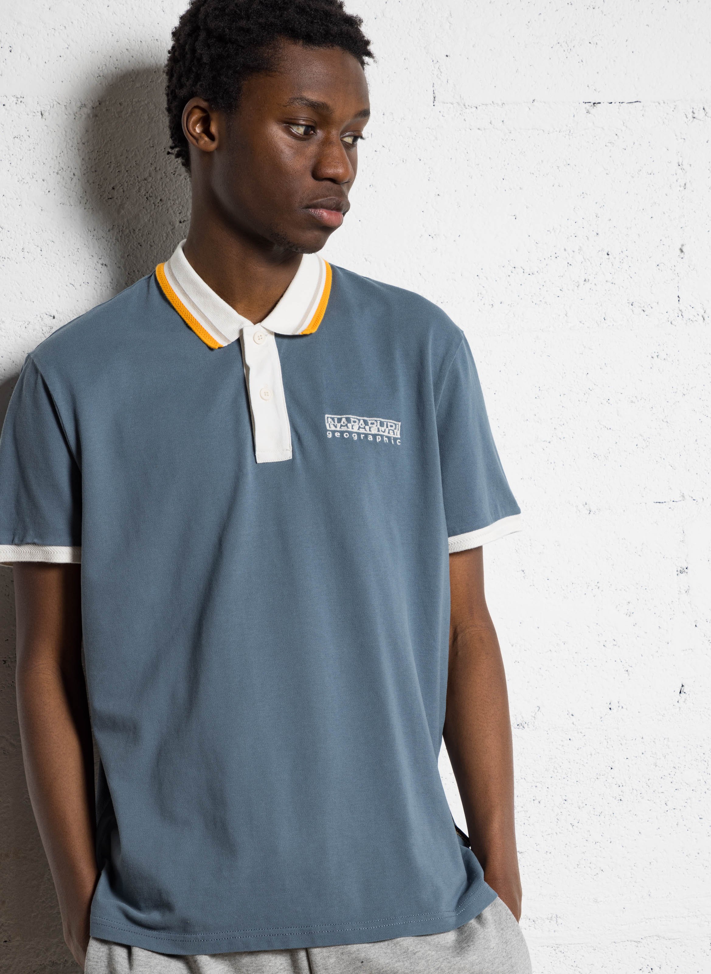 Katoenen, regular fit polo NAPAPIJRI Groen