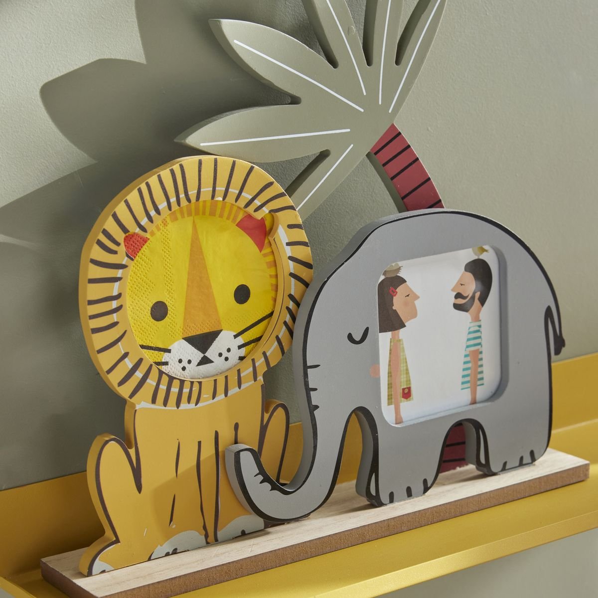 Cadre photo à poser en mdf FACTORY Jaune