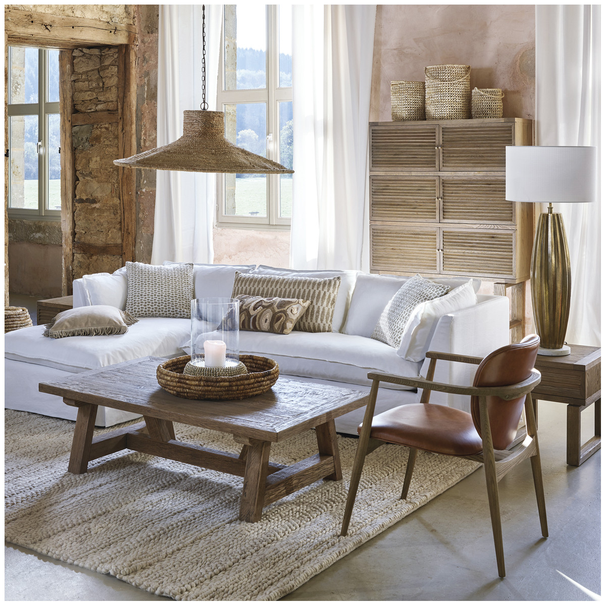 Ceiling light BLANC D'IVOIRE Beige