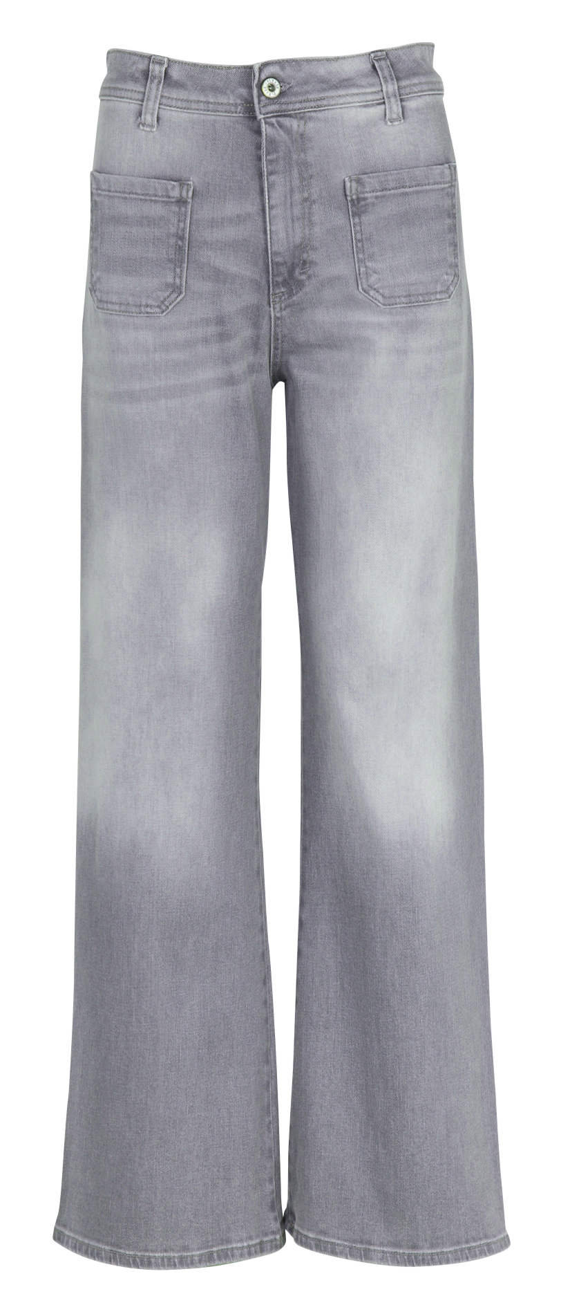 Cotton blend palazzo jeans PLEASE Grey