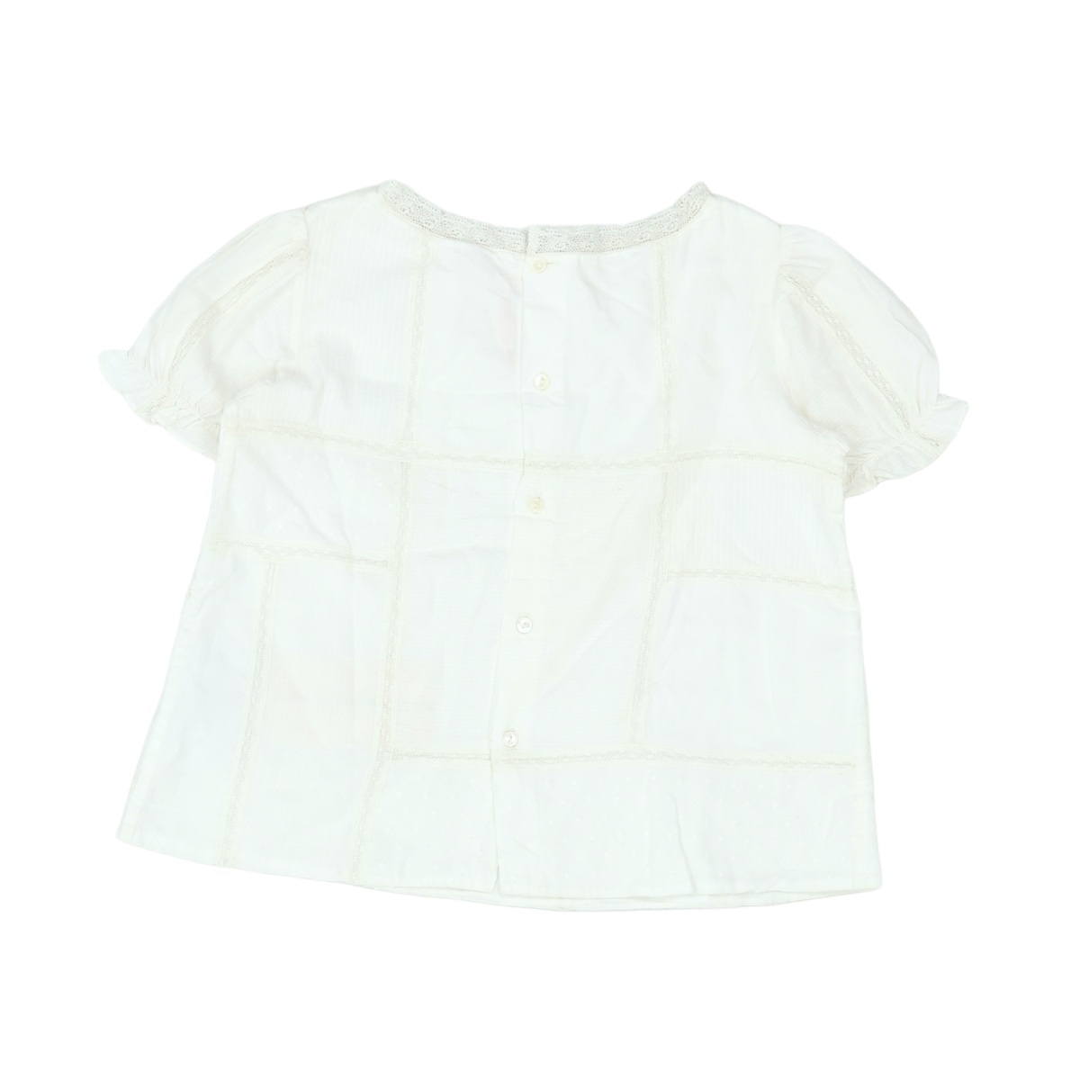 White child's blouse - 6 years BONPOINT - Seconde Main White