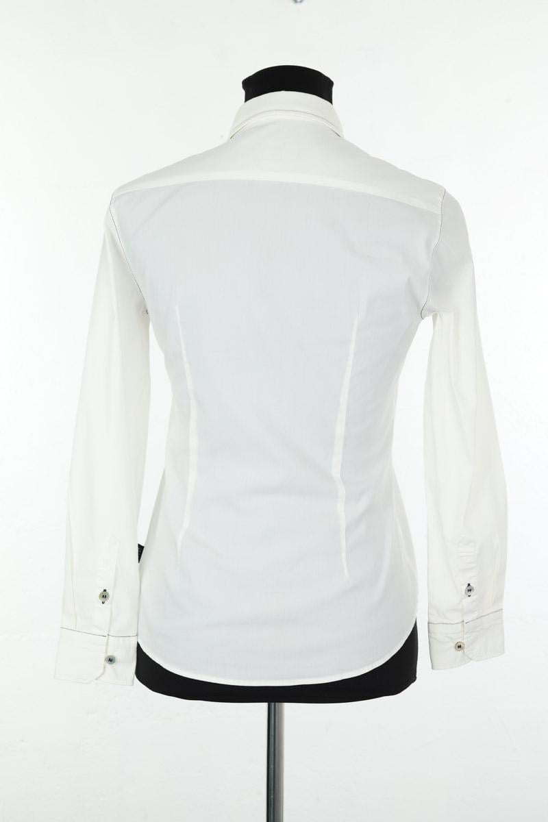 Chemise en cuir ARMANI - SECONDE MAIN Blanc