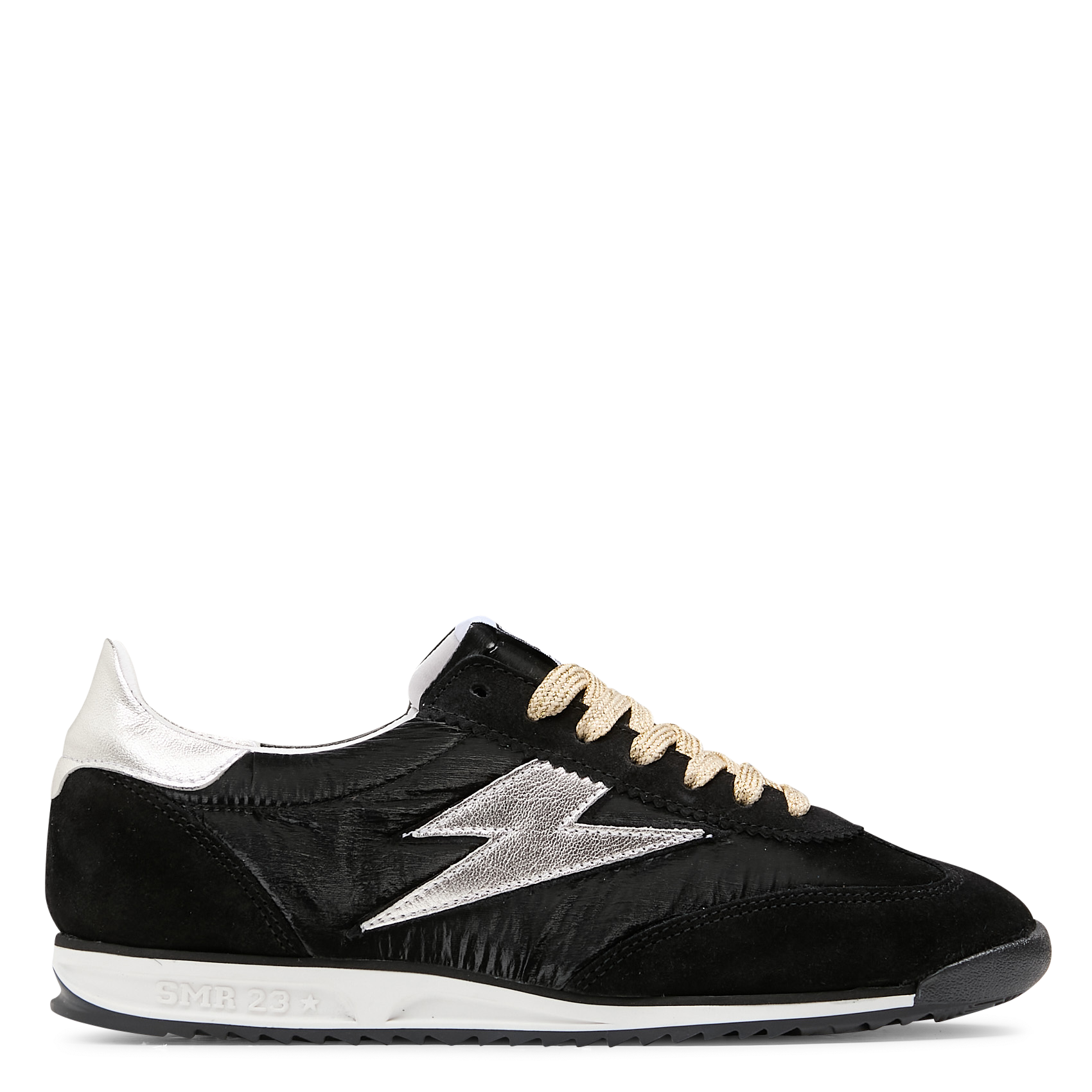 Baskets basses en cuir mélangé SEMERDJIAN - SMR Noir