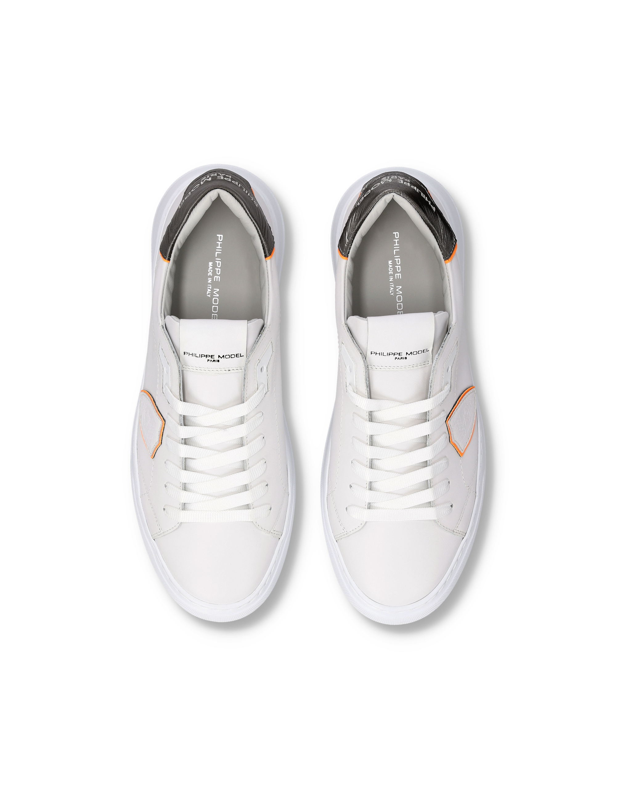 Tennis Temple Sneakers. PHILIPPE MODEL Grey