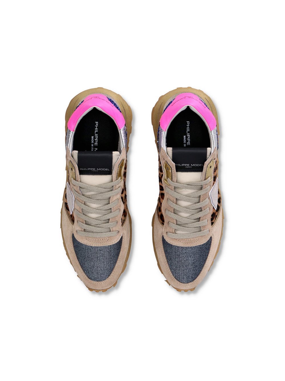 Sneakers Tropez Haute Running PHILIPPE MODEL Beige