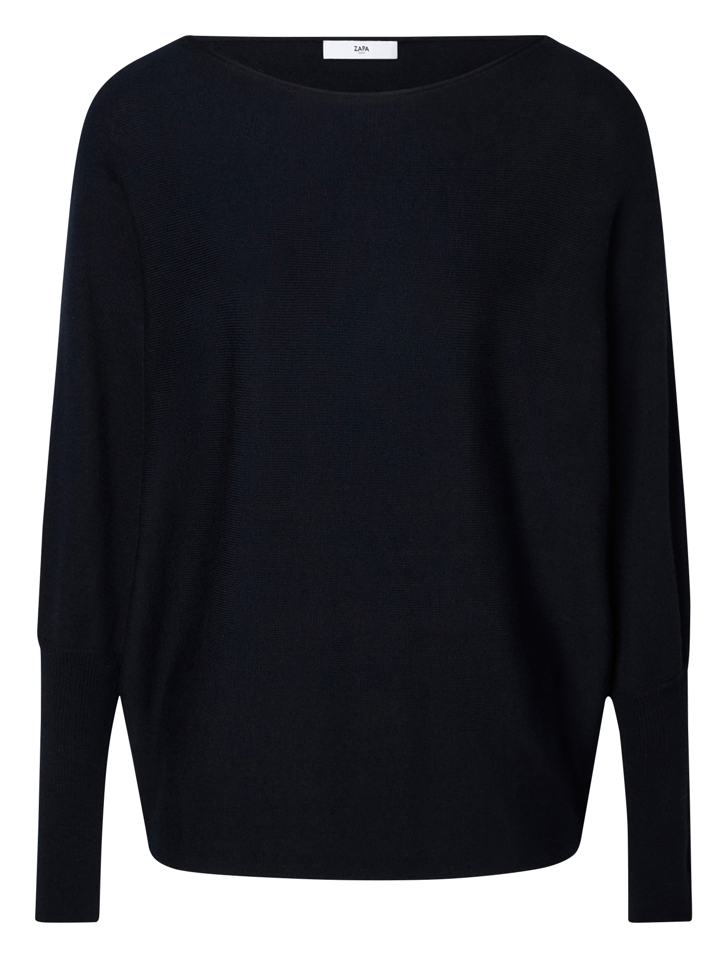 Pull ample à col bateau uni  ZAPA Bleu