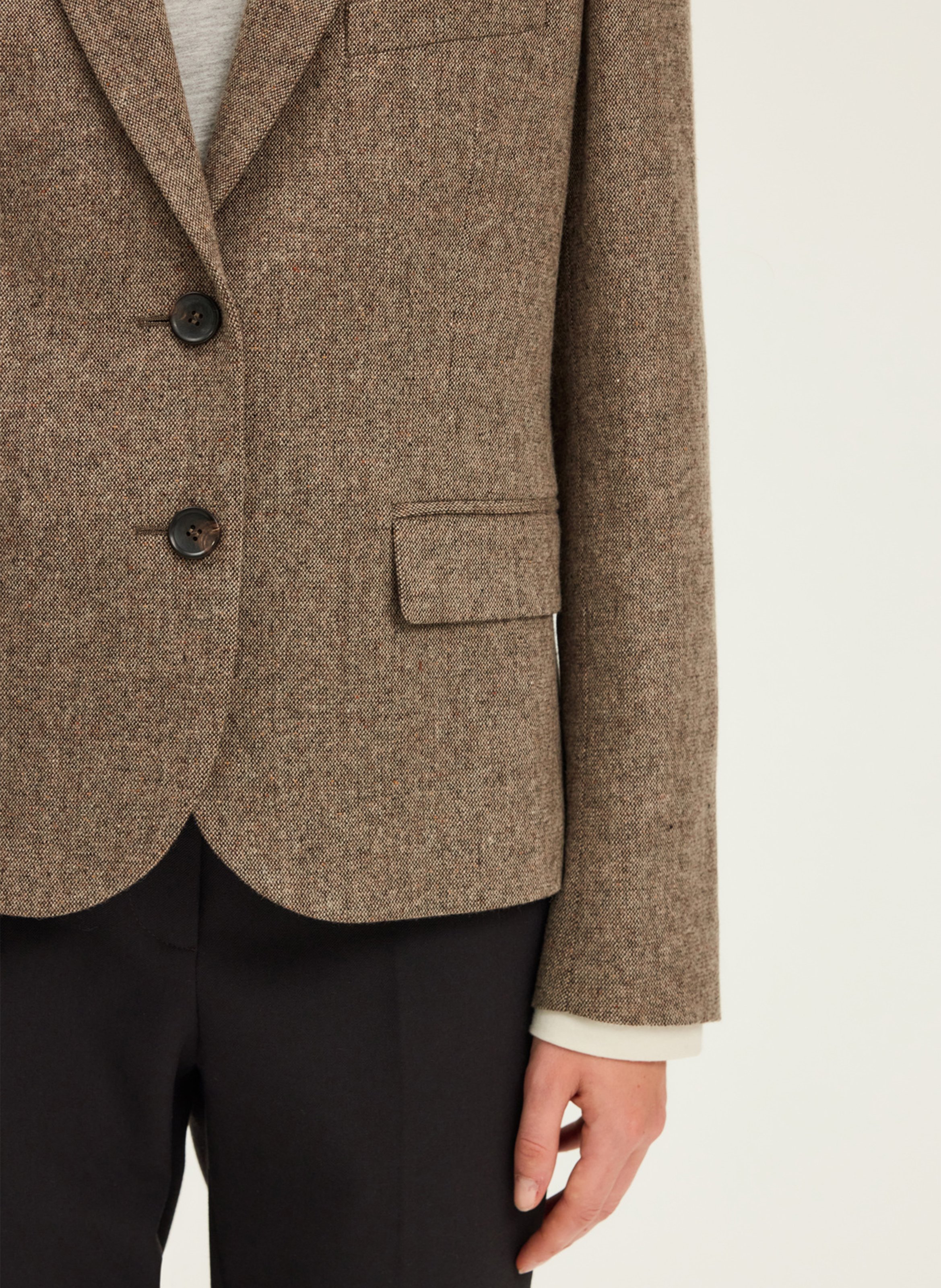 Veste de tailleur en laine mélangée PABLO Beige