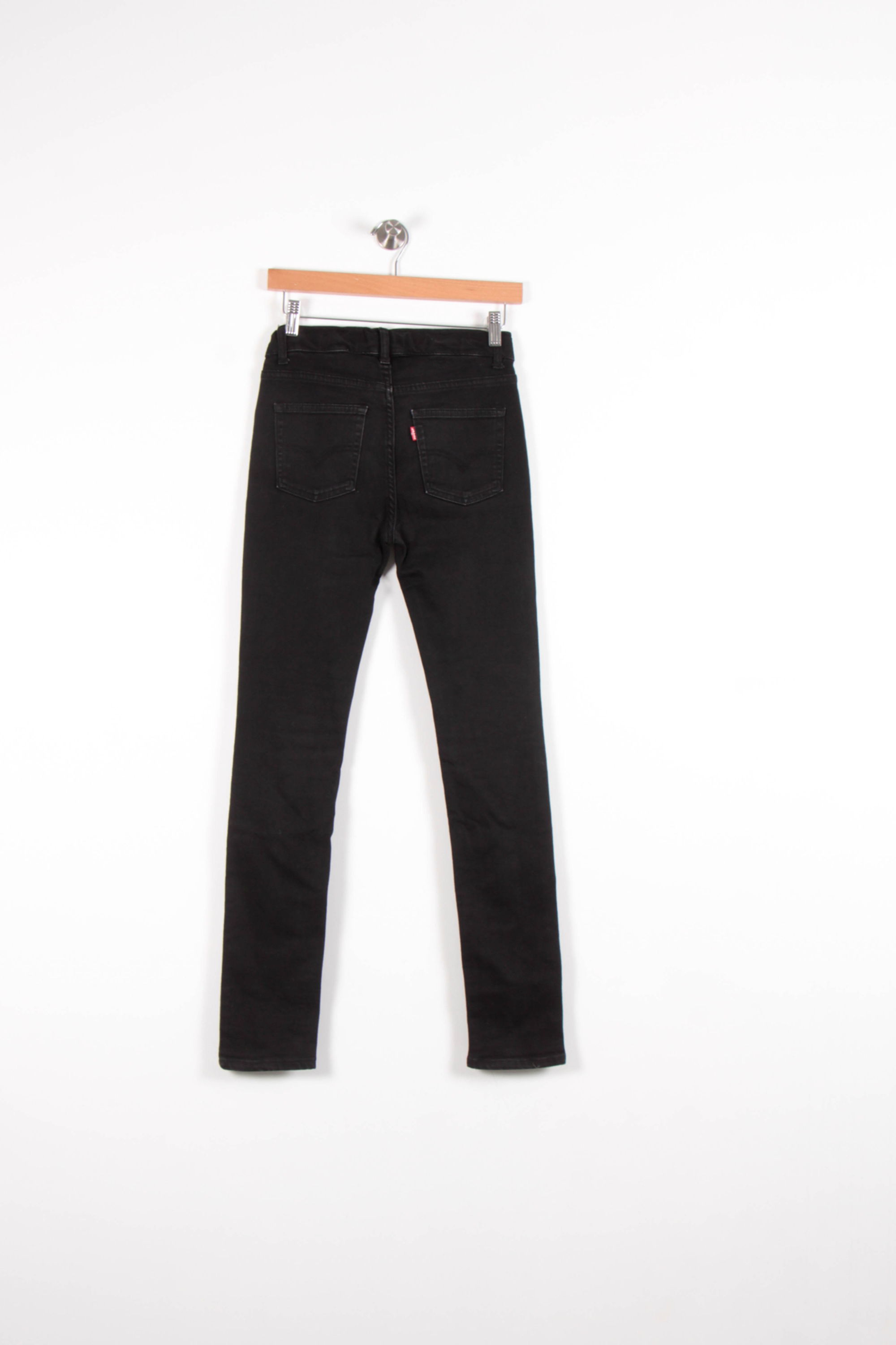 Cropped slim jeans with studs LEVI'S - Seconde main Black