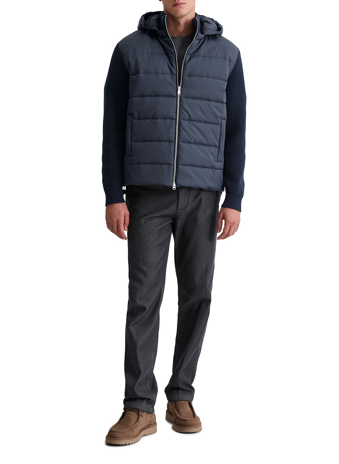 High-neck jacket MARC O'POLO Blue