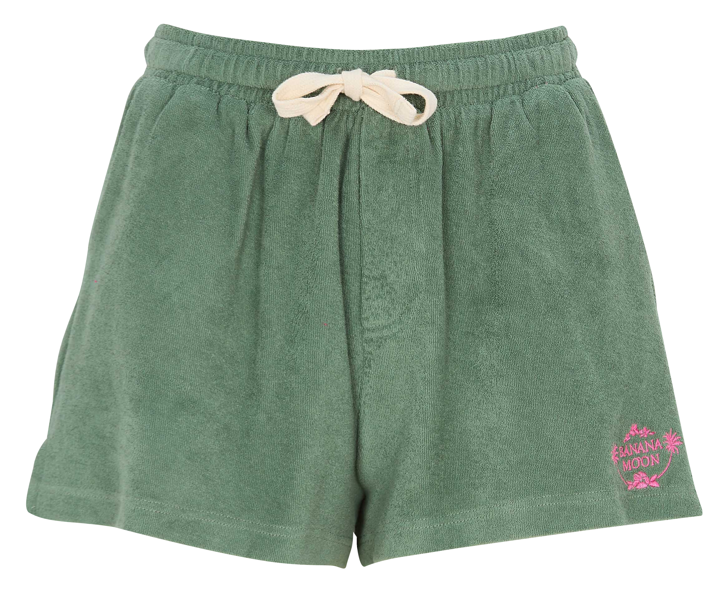 Short in ample terry cloth BANANA MOON Green