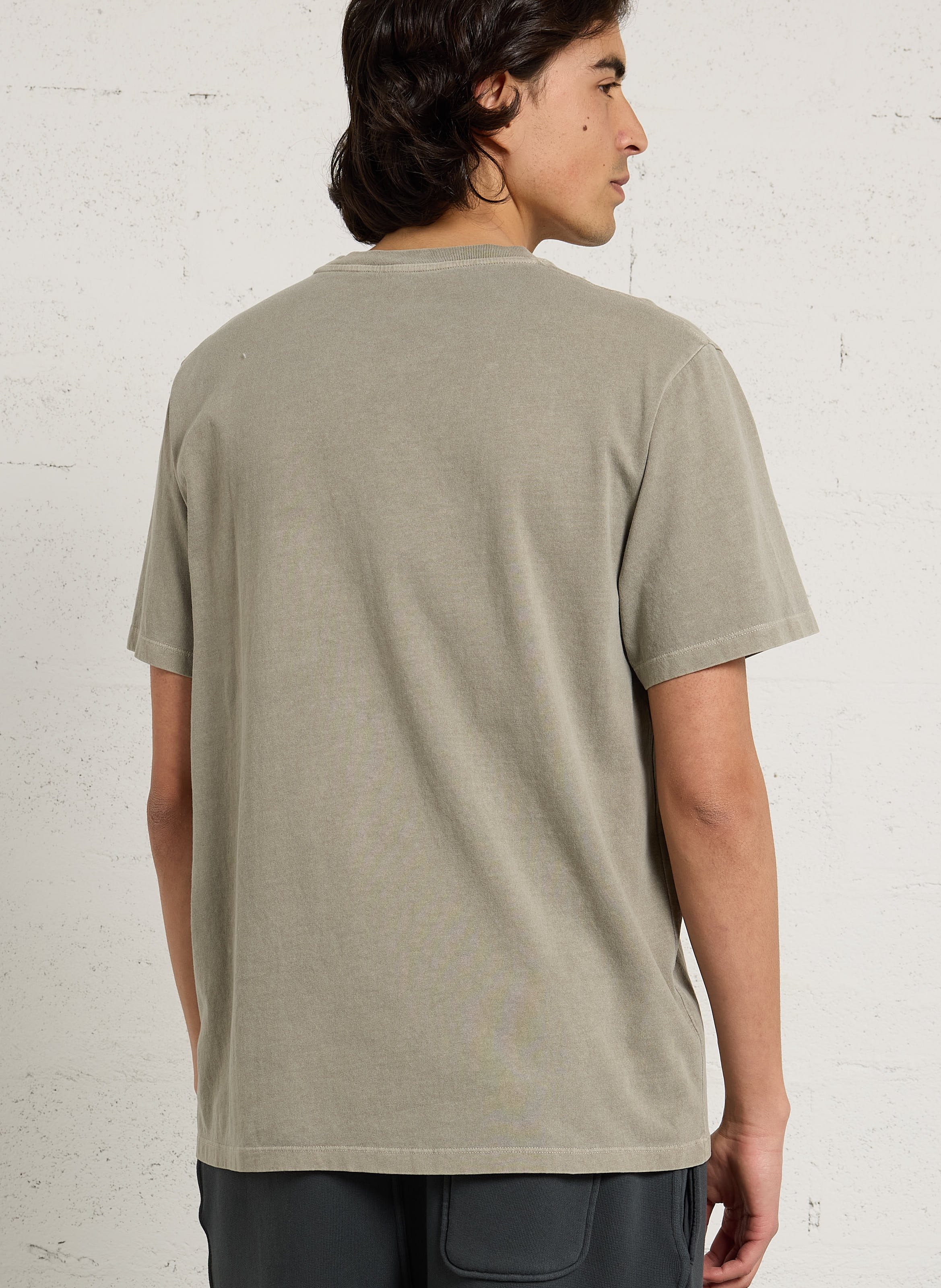 Baumwoll-Pullover mit Rundhalsausschnitt HARTFORD Beige