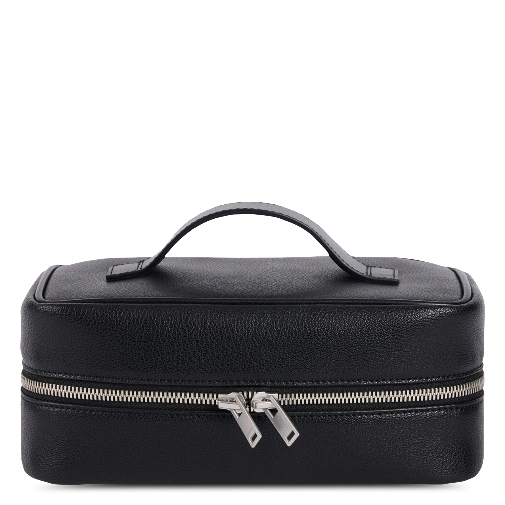 Trousse unie zippée SANDRO Noir