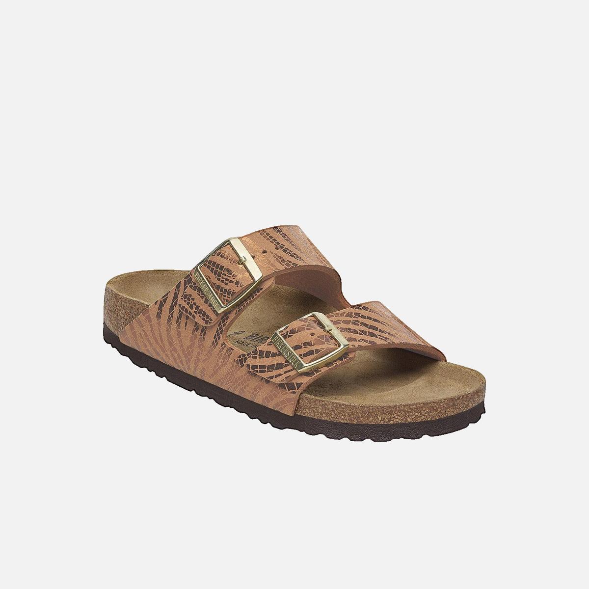 Arizona flat sandals BIRKENSTOCK Brown