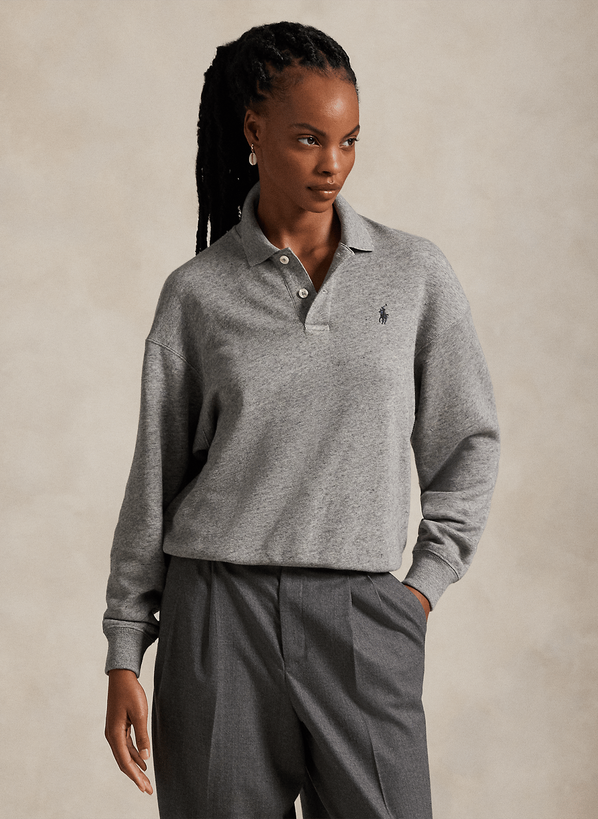 Cotton-mix oversized sweater POLO RALPH LAUREN