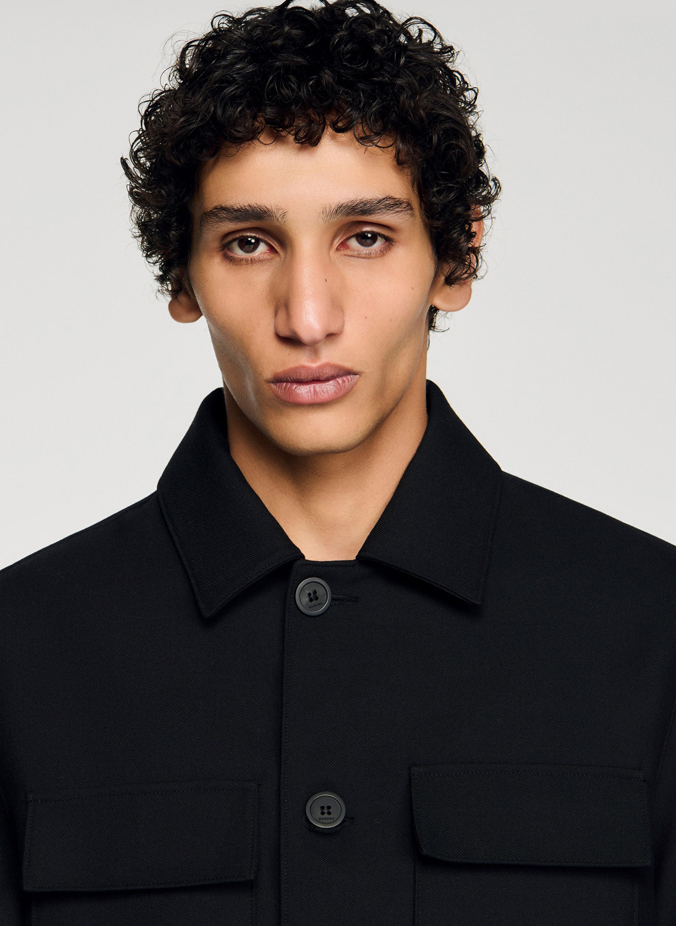 Surchemise col classique SANDRO Noir