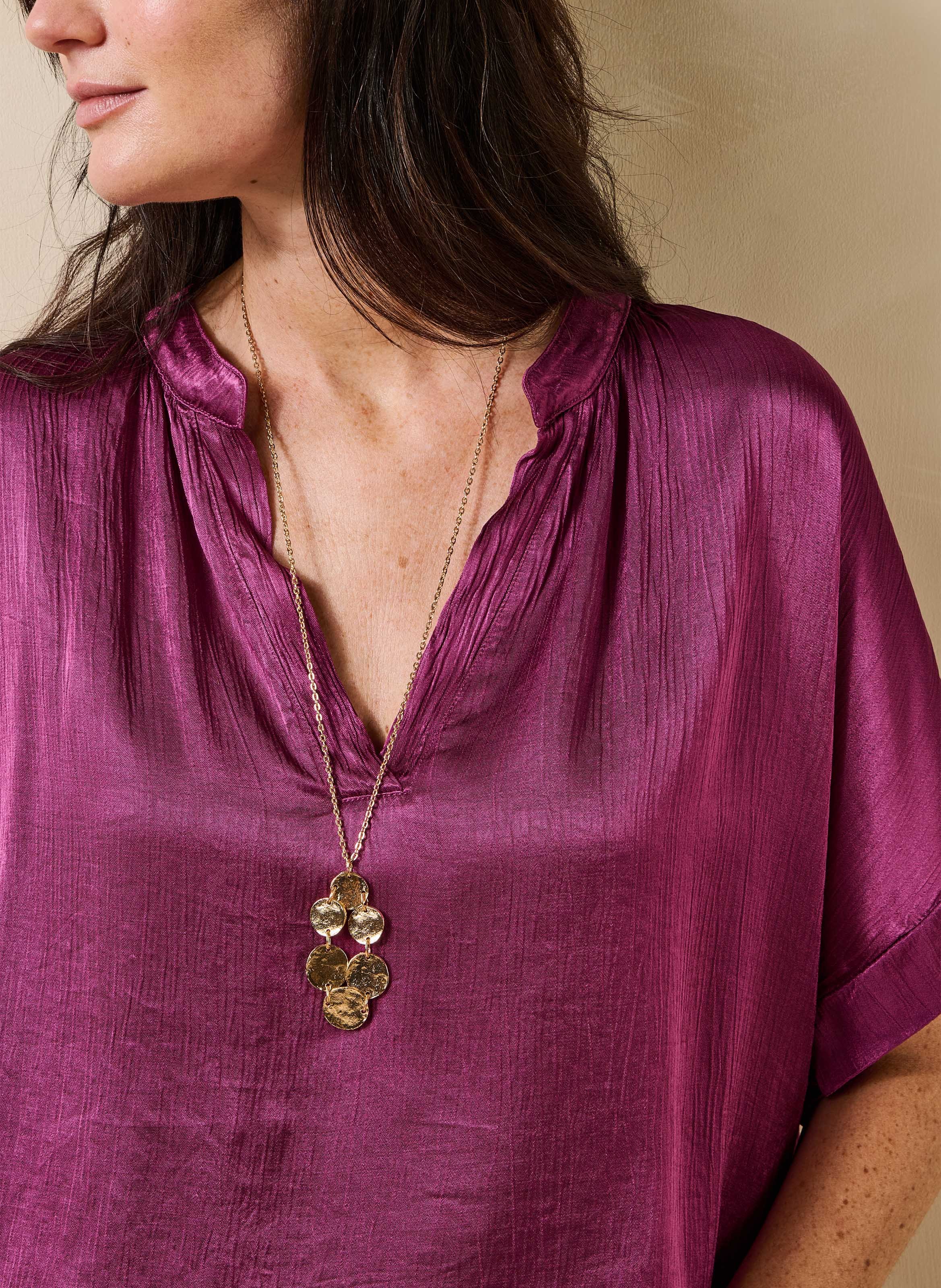 Necklace LA FEE MARABOUTEE Golden