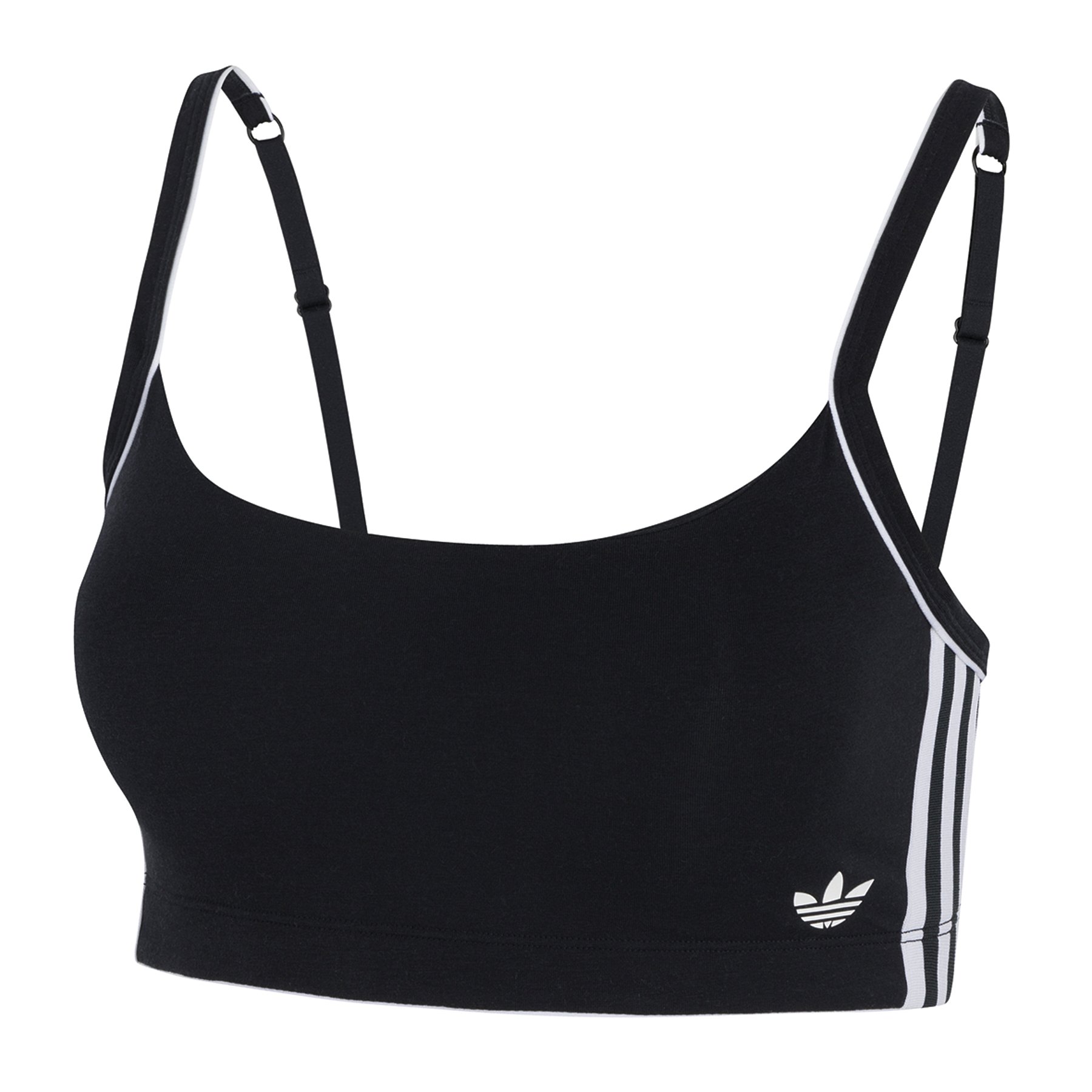 Women's adidas Originals adicolor Comfort Cotton Flex Bra ADIDAS UNDERWEAR Black