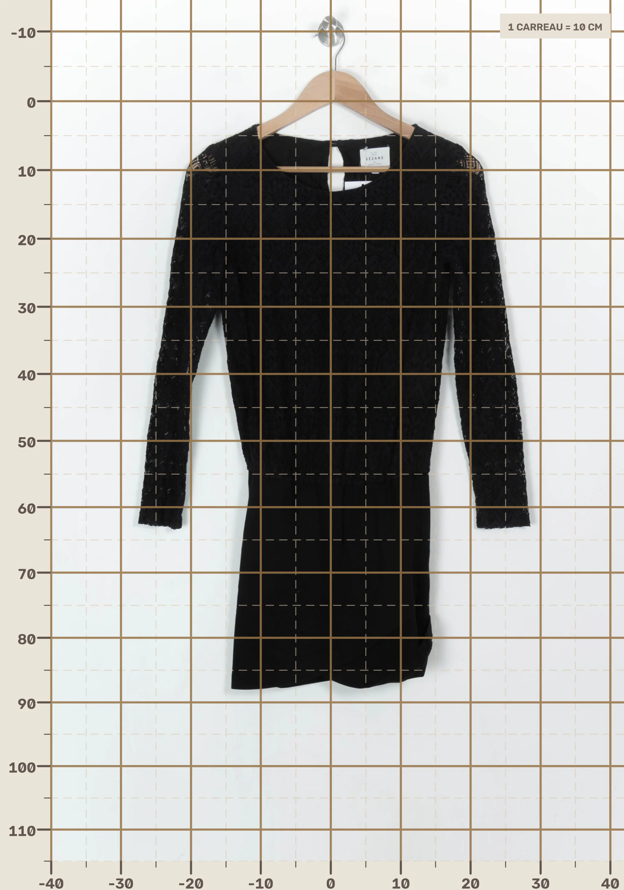 Robe courte & midi SEZANE - Seconde main Noir