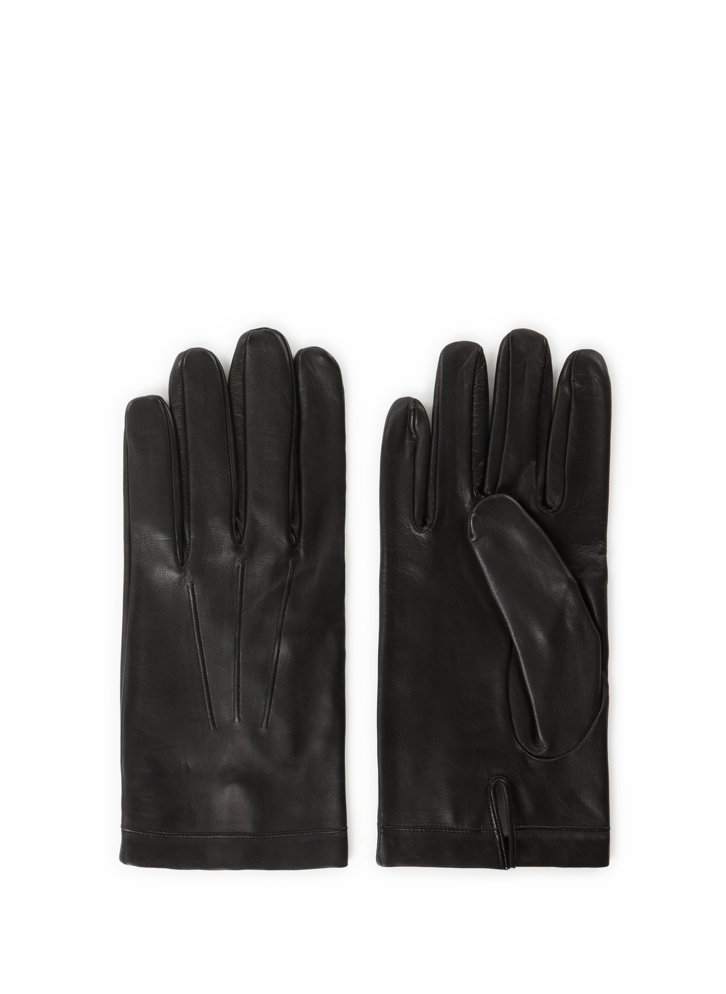 Leather gloves SAISON 1865 Black
