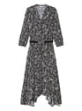 TWINSET FOGLIA GINKO NERO-ECRU' Marron