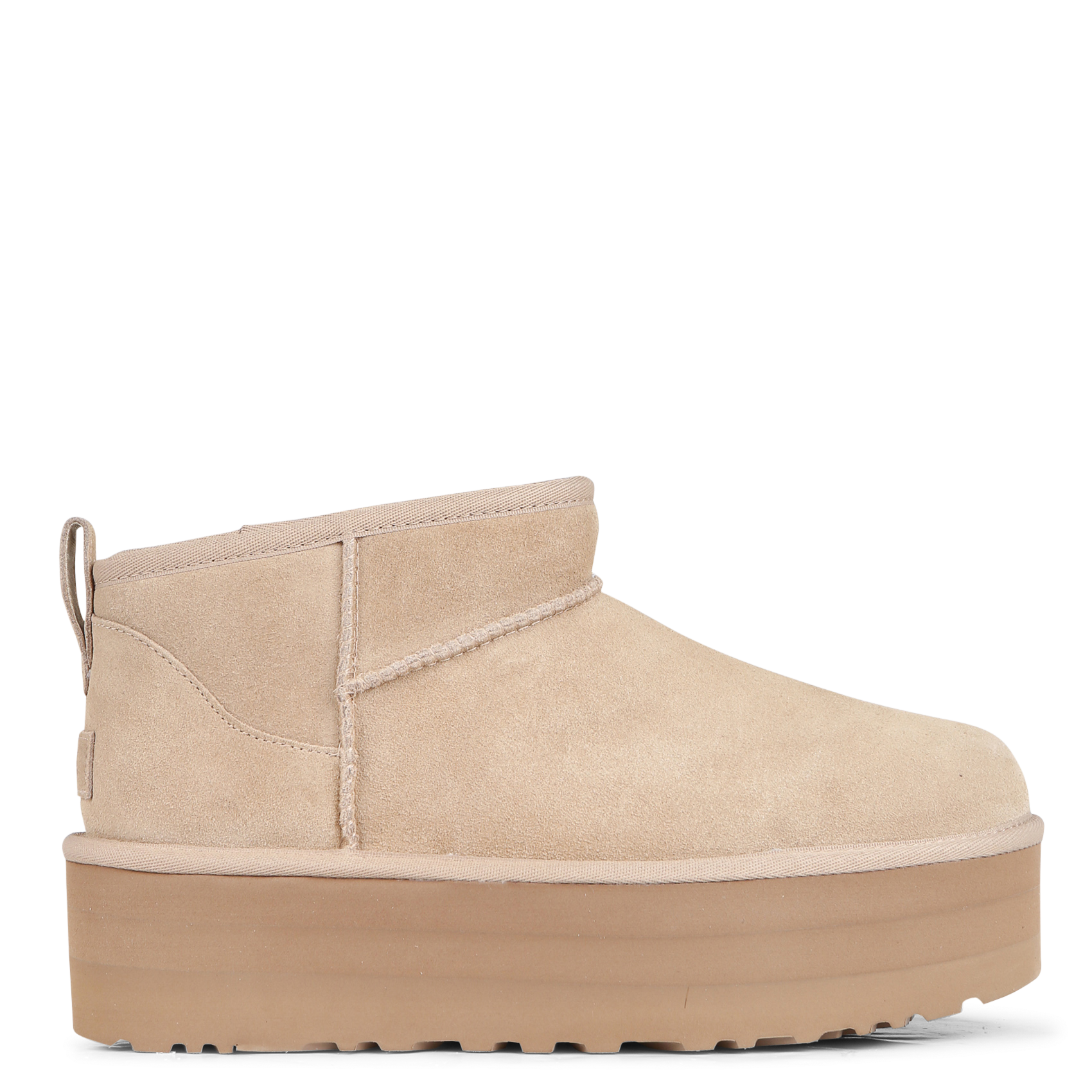 Fur-lined platform boots UGG