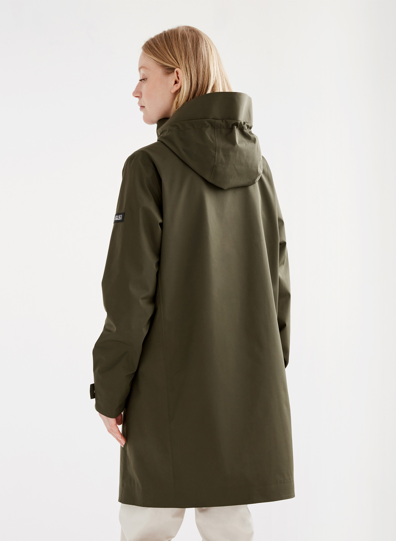 Waterproof high-neck parka AIGLE Green