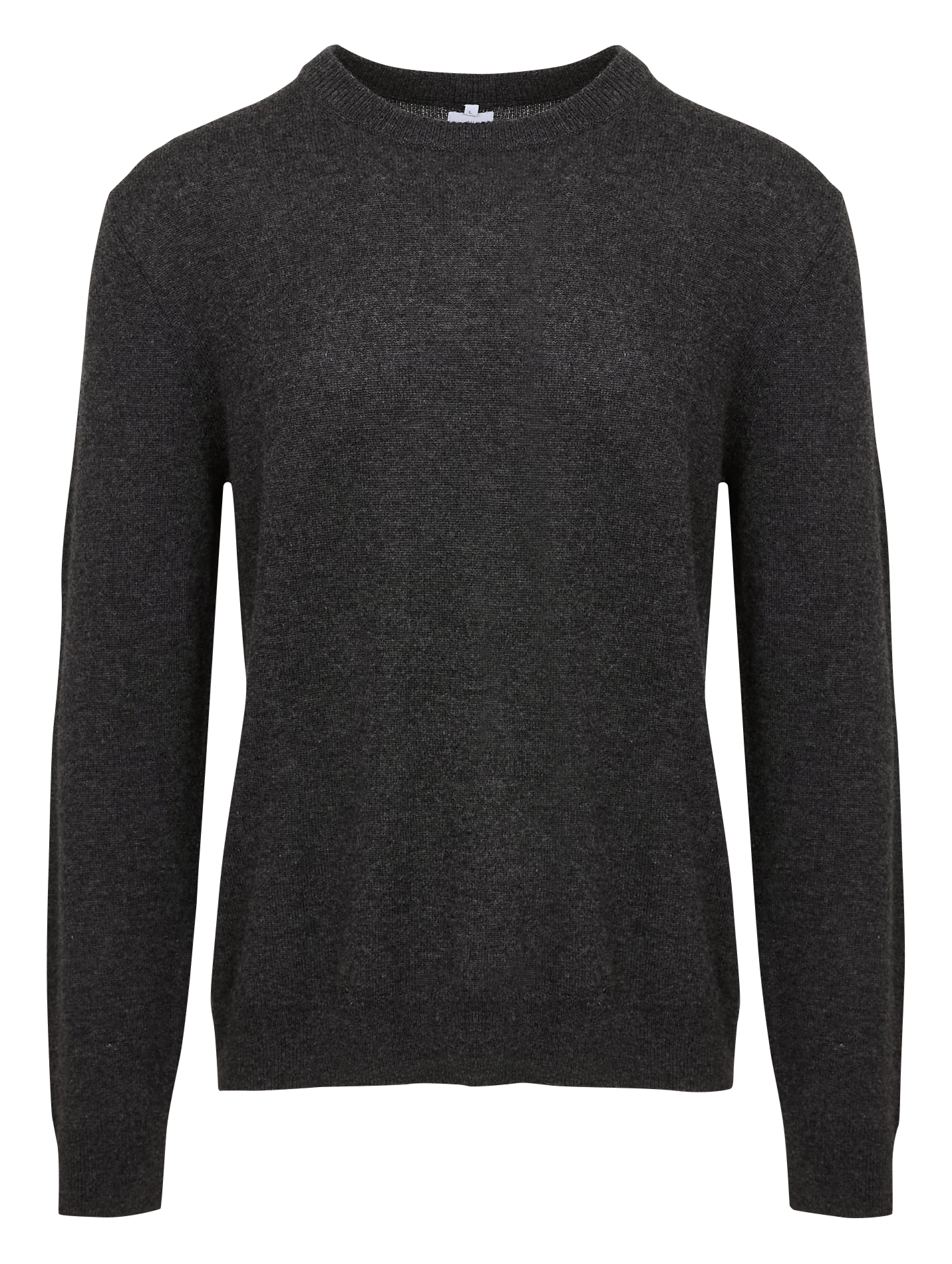 Pull col rond en cachemire regular fit AU PRINTEMPS PARIS Gris