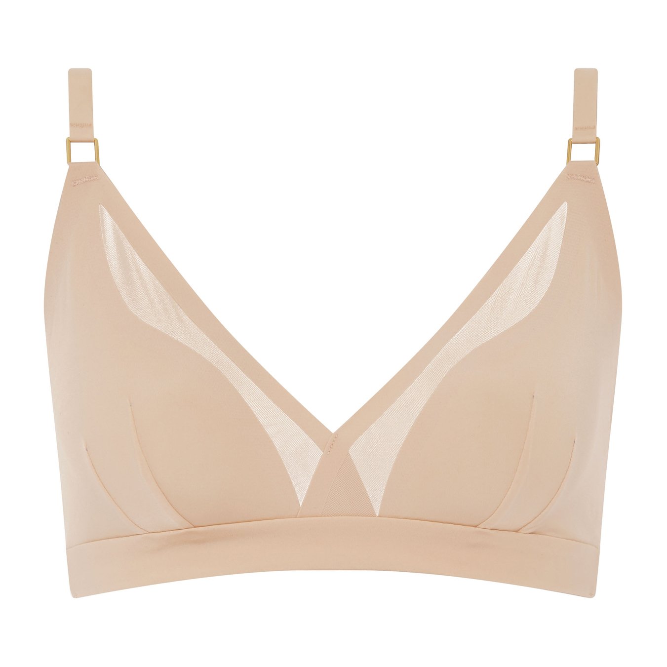Non-wired triangle bra CHANTELLE Beige