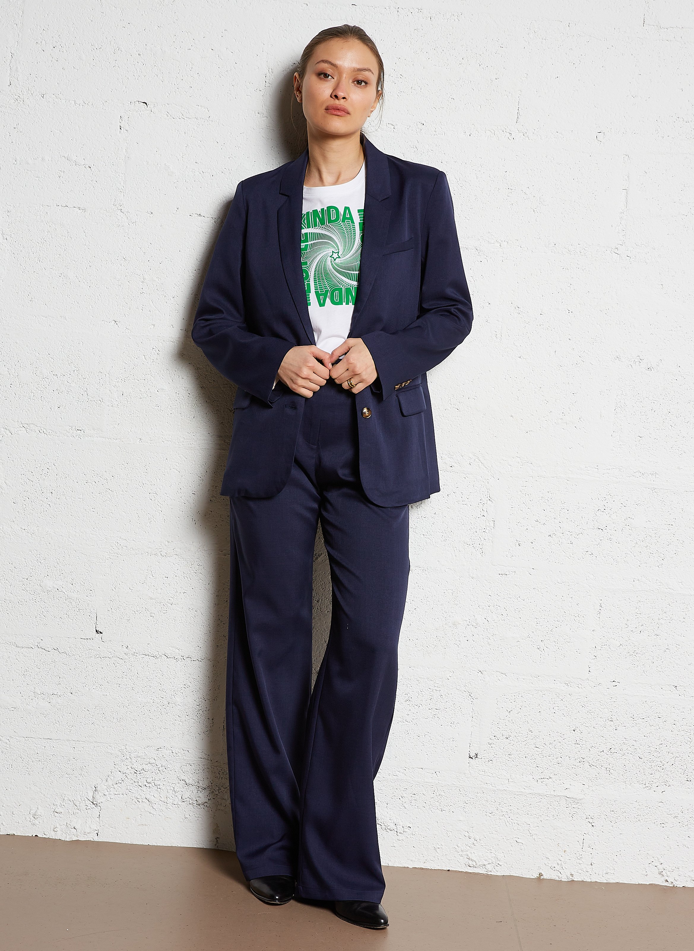 Wijde broek LA PETITE ETOILE Blauw