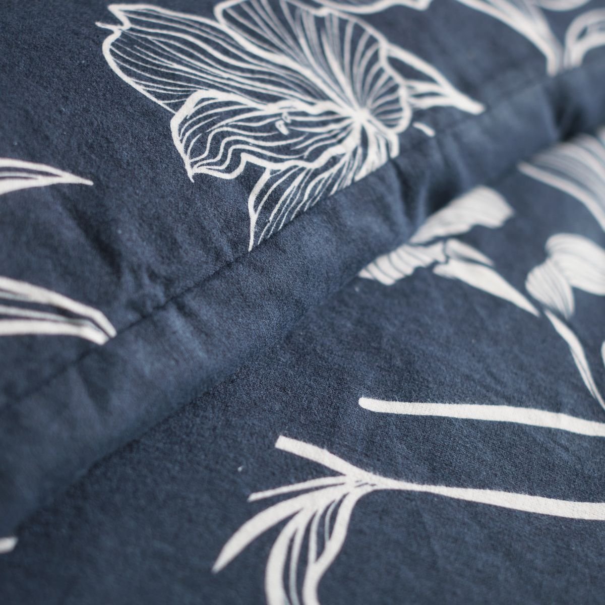 Printed cotton bed set TODAY LINGE DE MAISON Blue