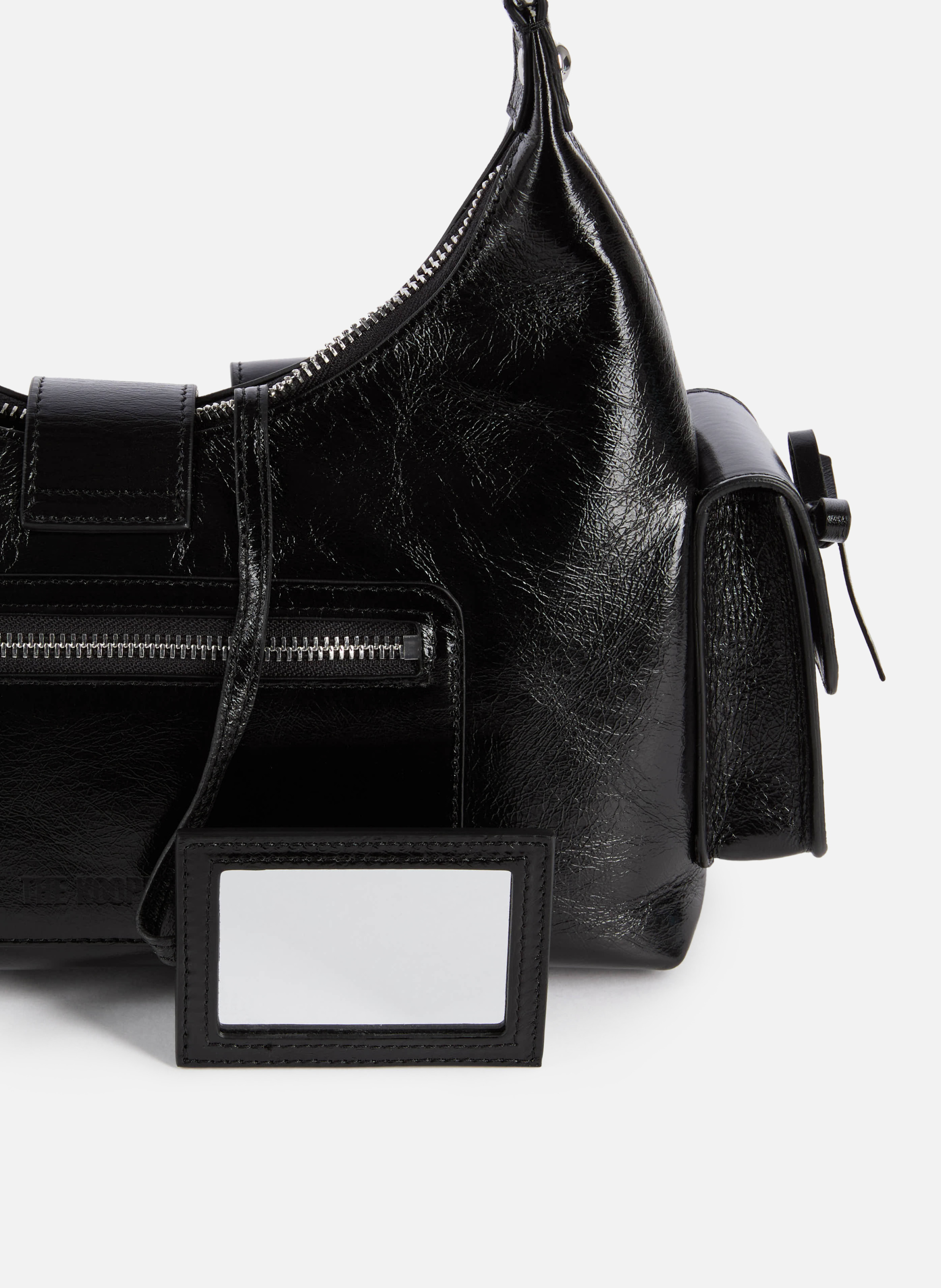 Amelia leather handbag Black