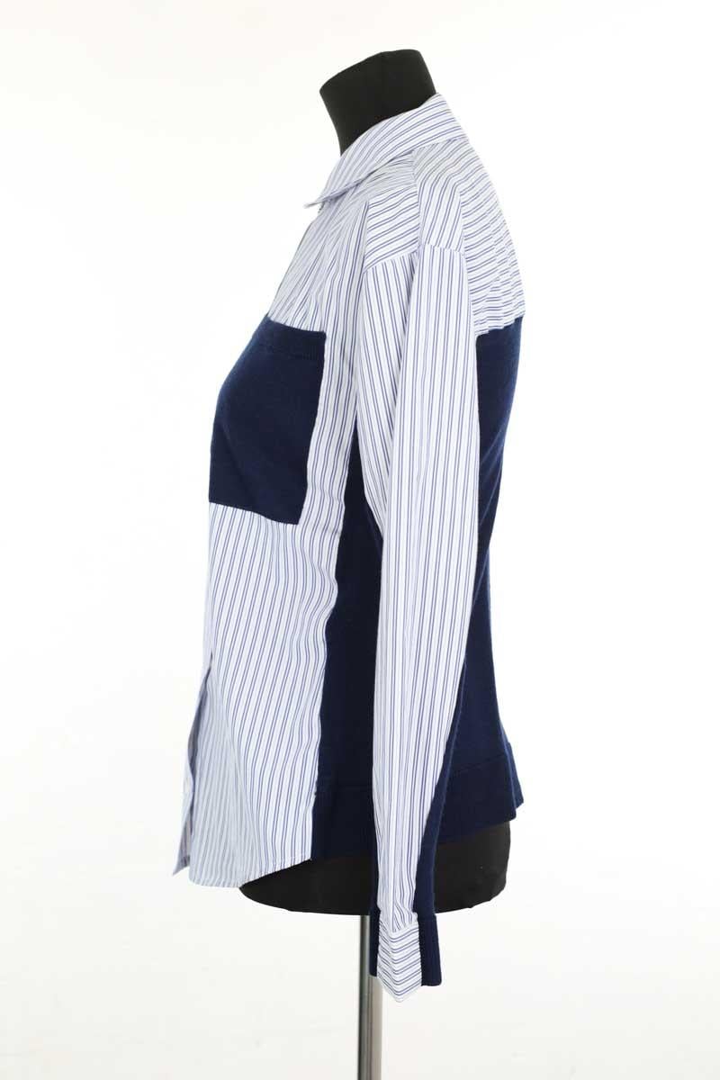 Cotton shirt CHLOE STORA - SECONDE MAIN Blue