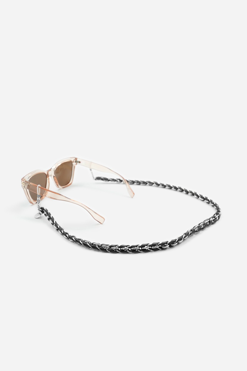 Chaîne de lunettes en cuir vegan LA COQUE FRANCAISE Noir