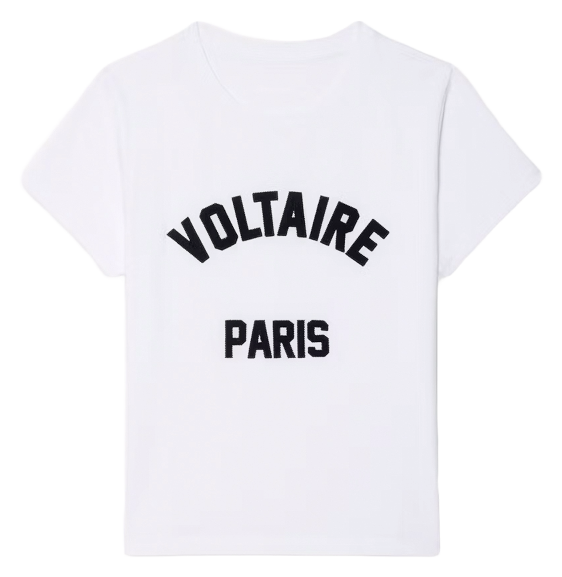 Tee-shirt manches courtes brodé ZADIG&VOLTAIRE Blanc
