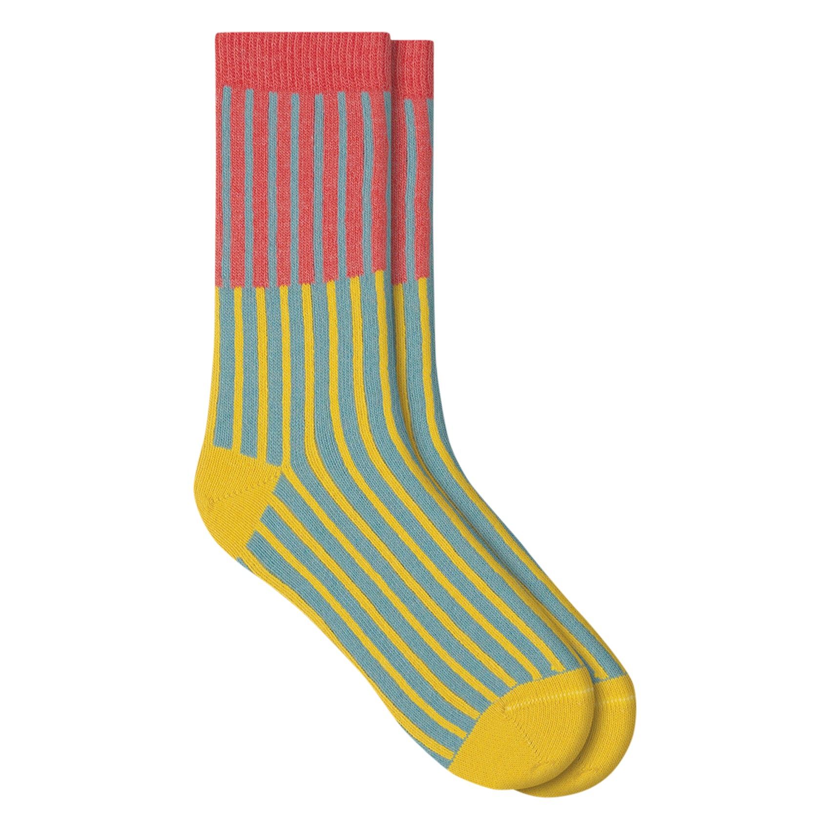 Chaussettes à rayures BLEUFORET Orange