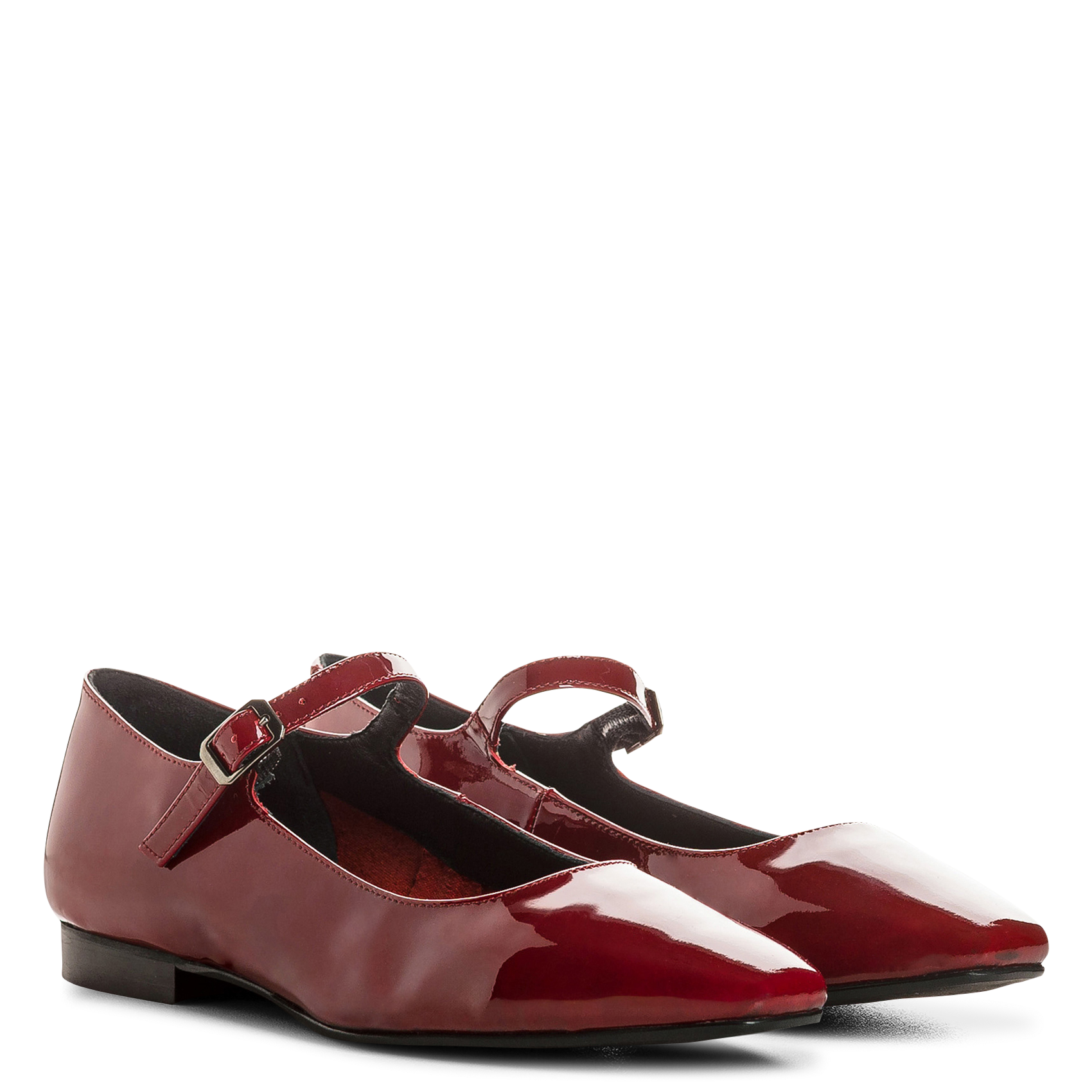 Ballerina's van lakleer REQINS Rood