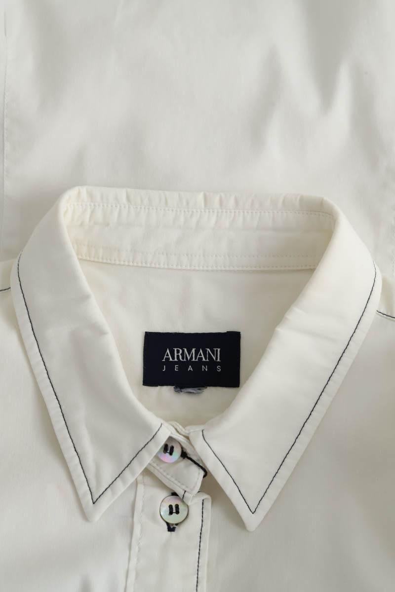 Chemise en cuir ARMANI - SECONDE MAIN Blanc