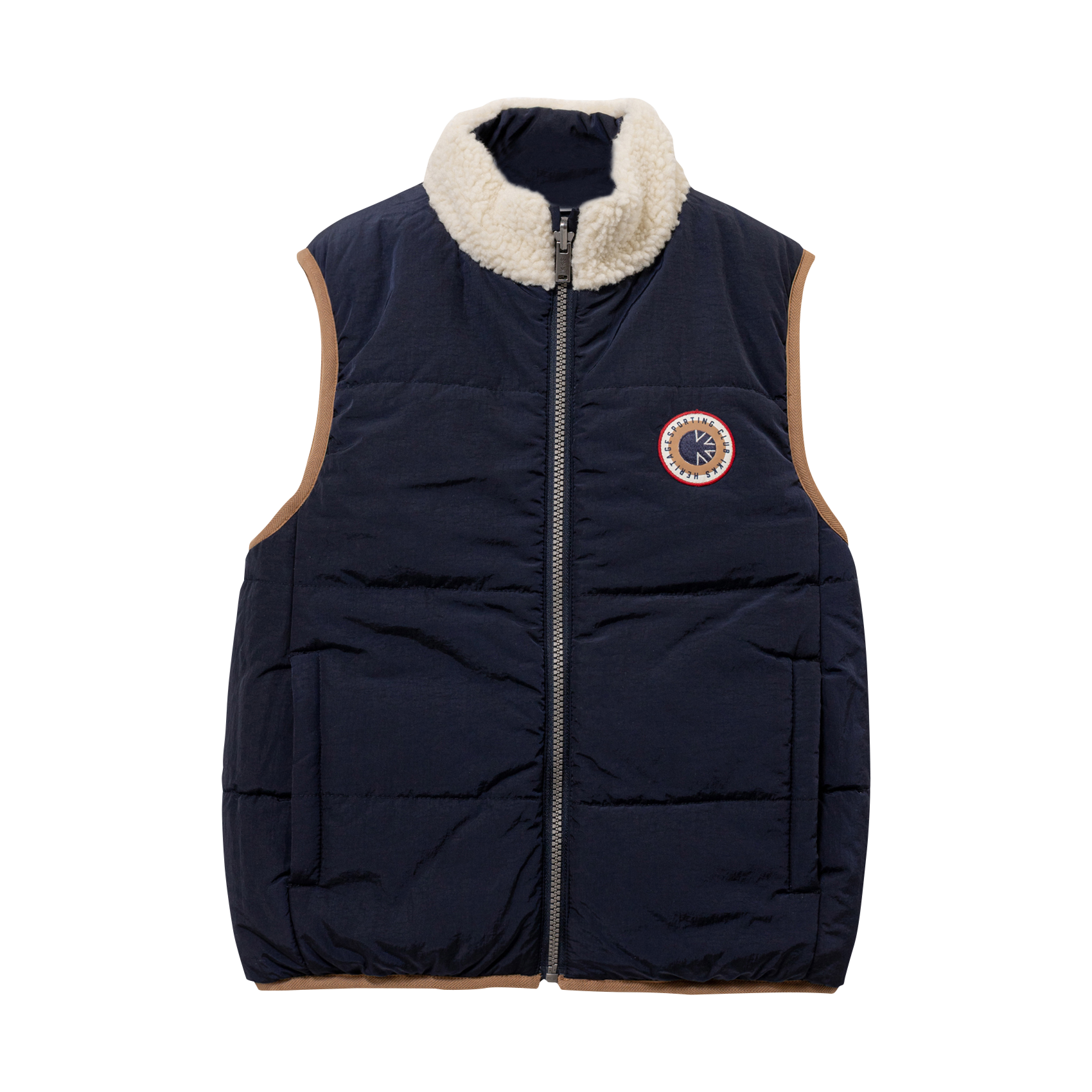 Doudoune réversible sans manches IKKS JUNIOR Blanc