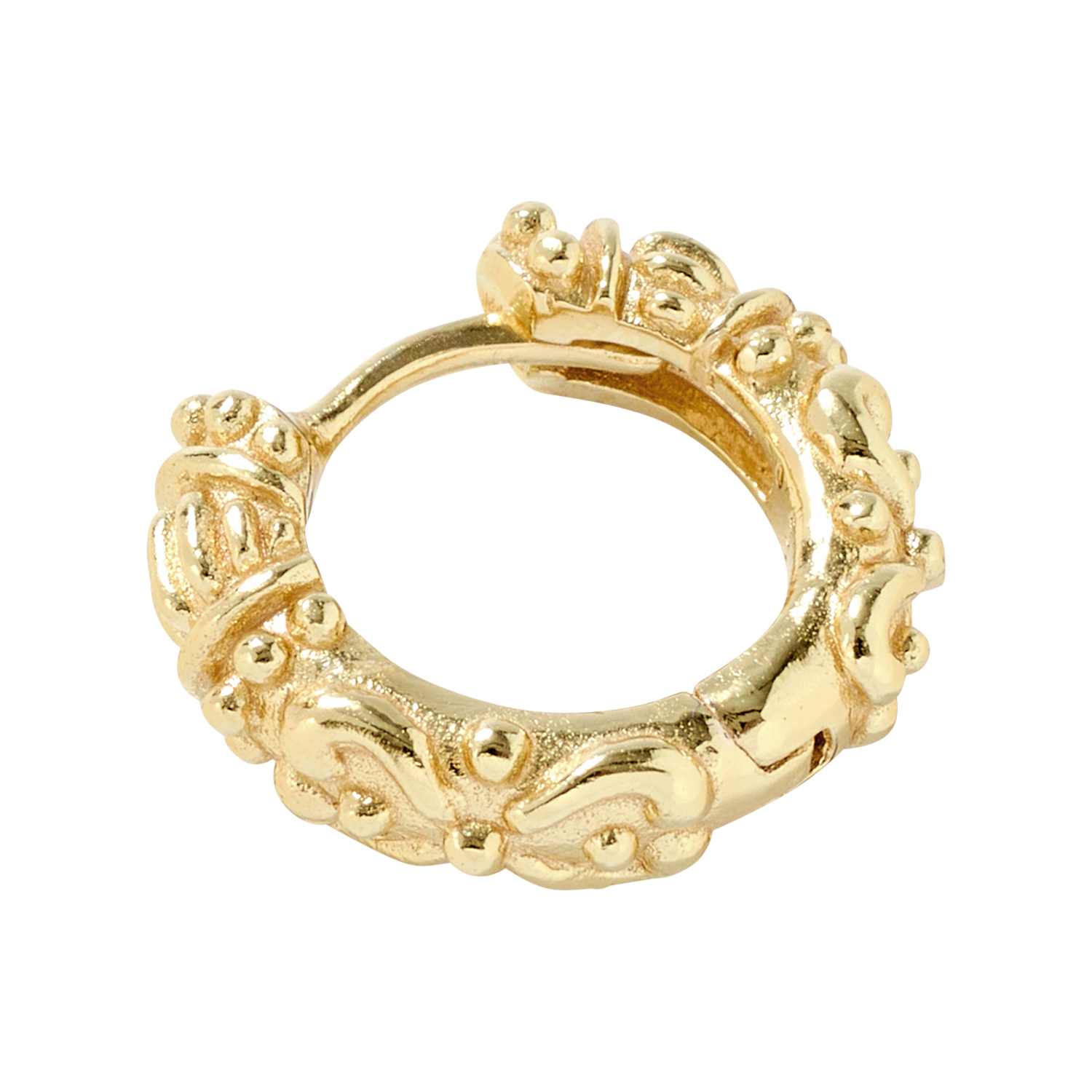 Boucles d'oreilles créoles BA&SH Doré