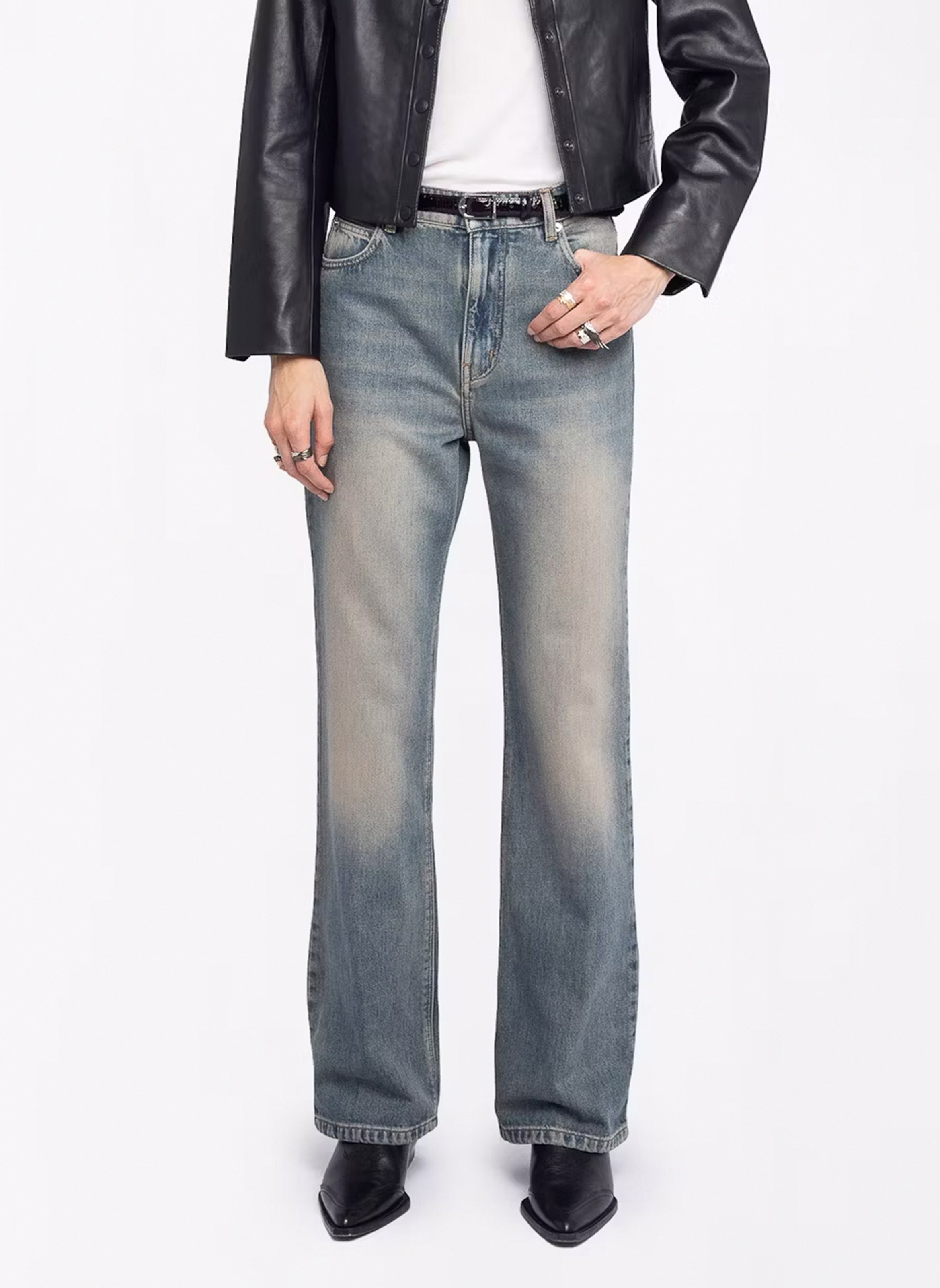 Faded straight jeans ZADIG&VOLTAIRE Blue
