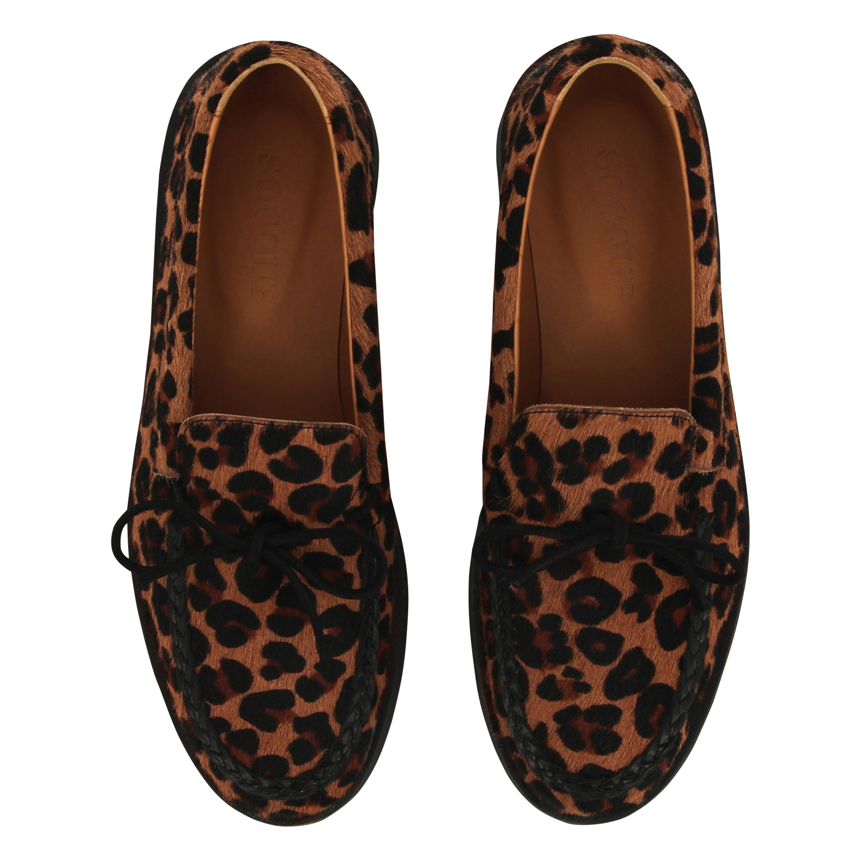 Mocassins en cuir SOCQUE PARIS Multicolore