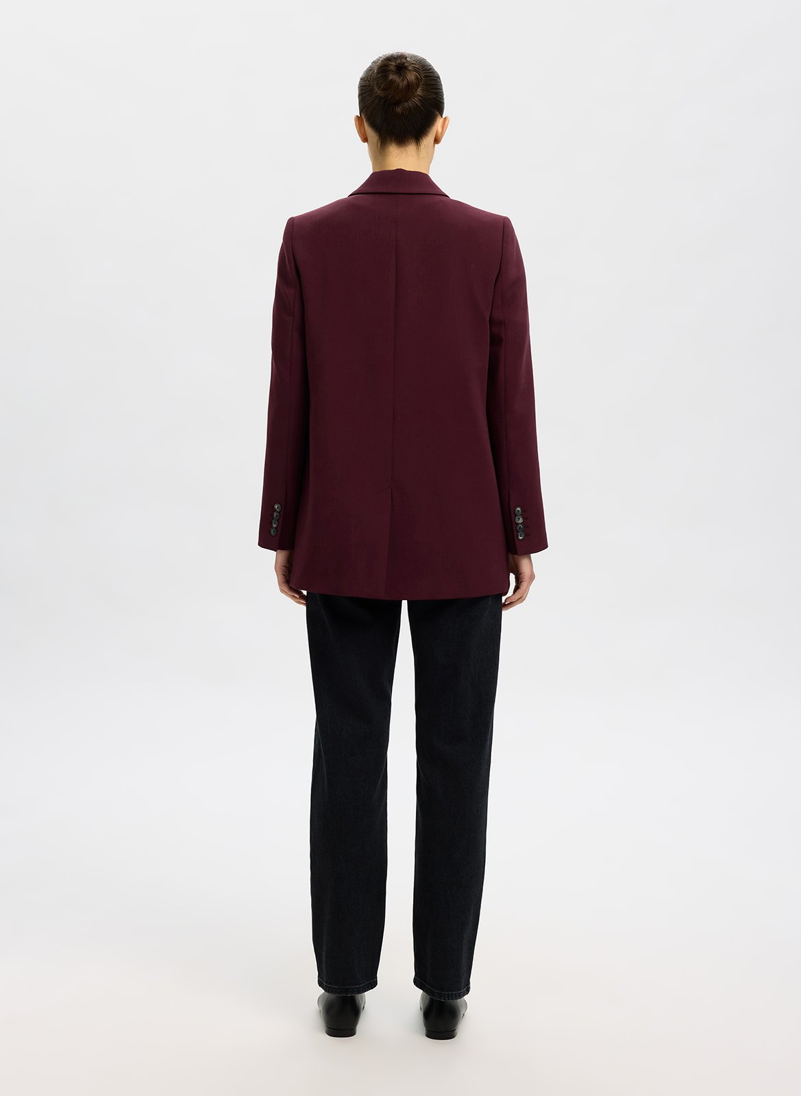 Veste col tailleur  SELECTED Prune