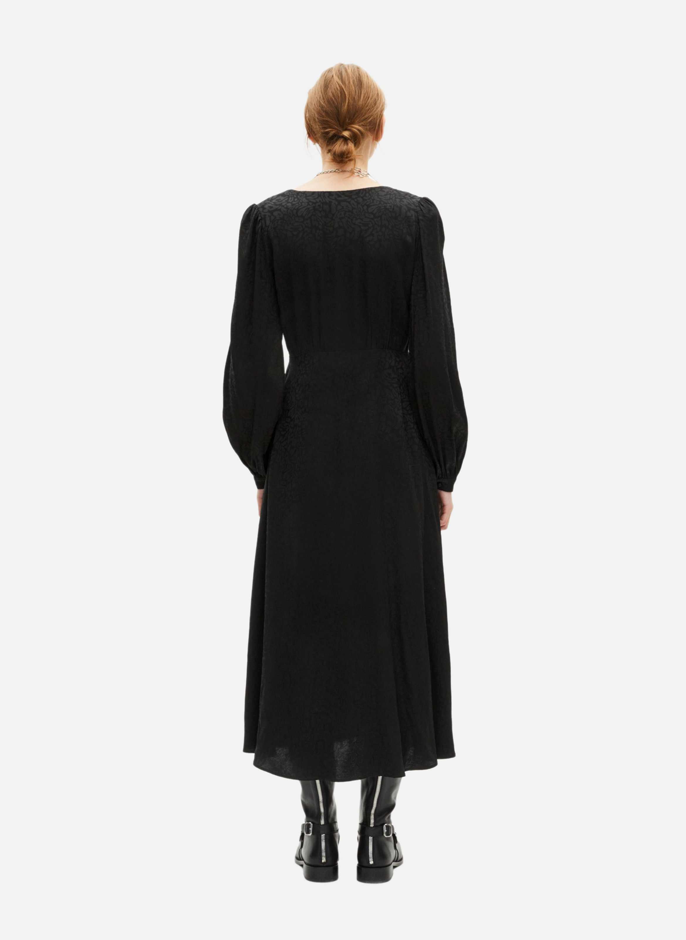Long jacquard dress THE KOOPLES Black