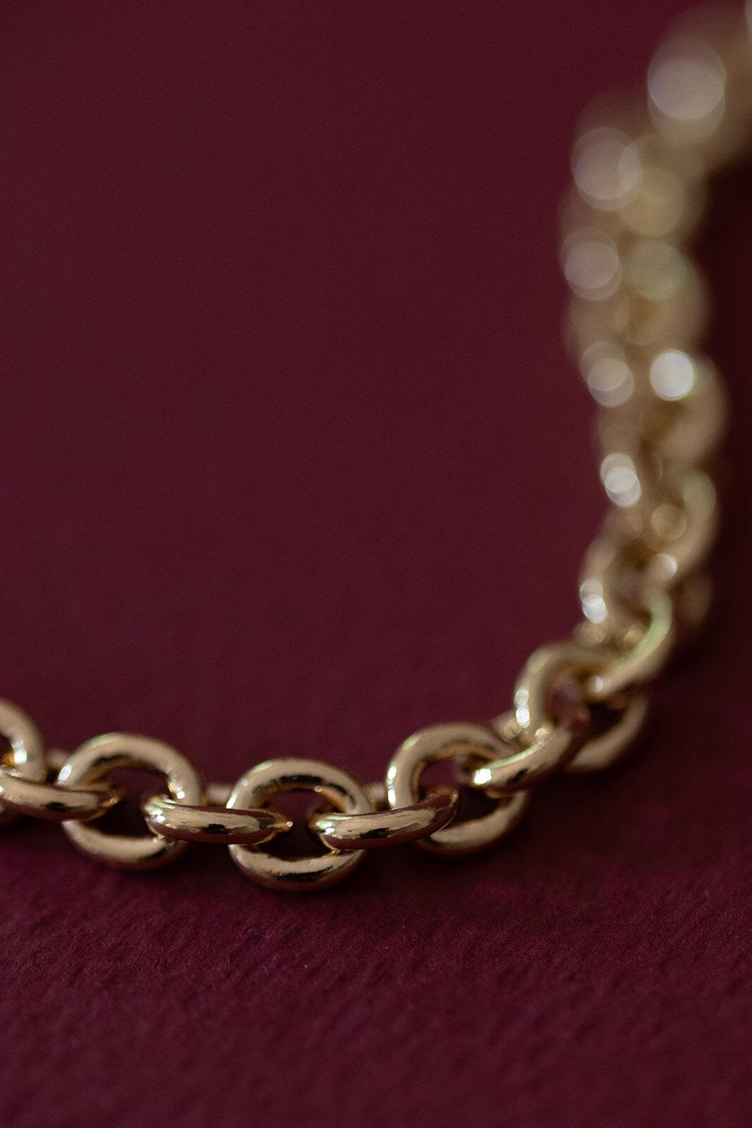 Maxi gold-plated necklace MONSIEUR SIMONE Golden