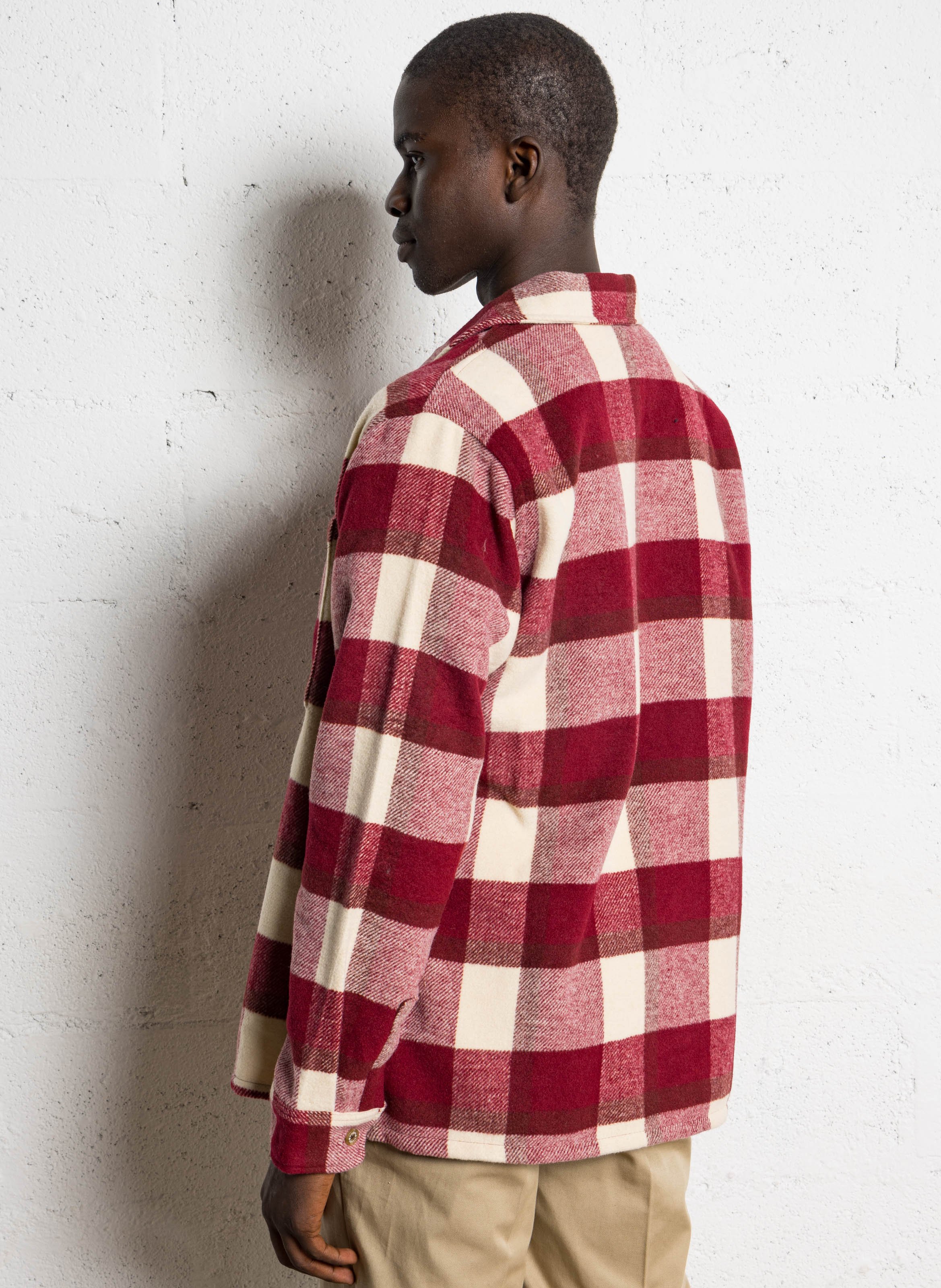 Surchemise droite col classique  DICKIES Rouge