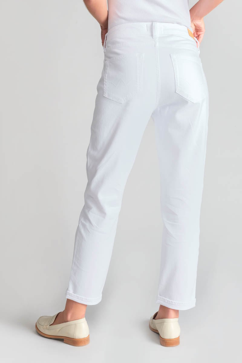 Loose, oversized girlfriend high-waisted jeans, length 34 LE TEMPS DES CERISES White